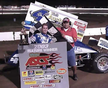 Shane Stewart stormed to his fifth O'Reilly ASCS National Tour 