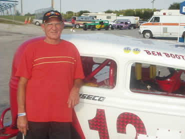 Ben Booth will be looking for his third win of the season at his home track Saturday night