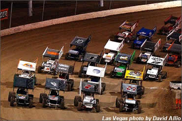 World of Outlaws Sprint Winged Race