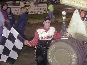 East Bay Raceway Park-Danny Martin the seventeen year old had a the field