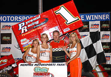 Sprint Car Winner at Memphis Motorsports Park