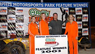 Lee Switcher picked up the win in the mini stock division (Photo by Phil Bowden)