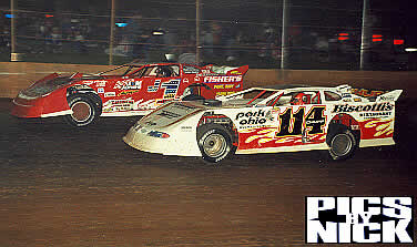 Chupp And Jones Racing Side by Side Dirt Late Models