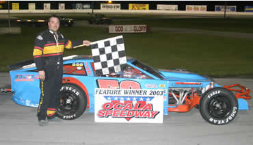 WIND-FM Modified winner Kevin Durden