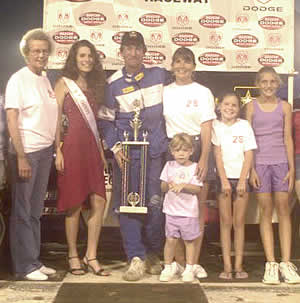Rob Austin and his family pose recently for a Victory Photo at